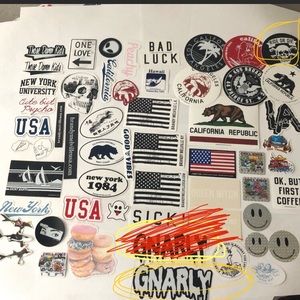 2 STICKERS FOR MICHELLE